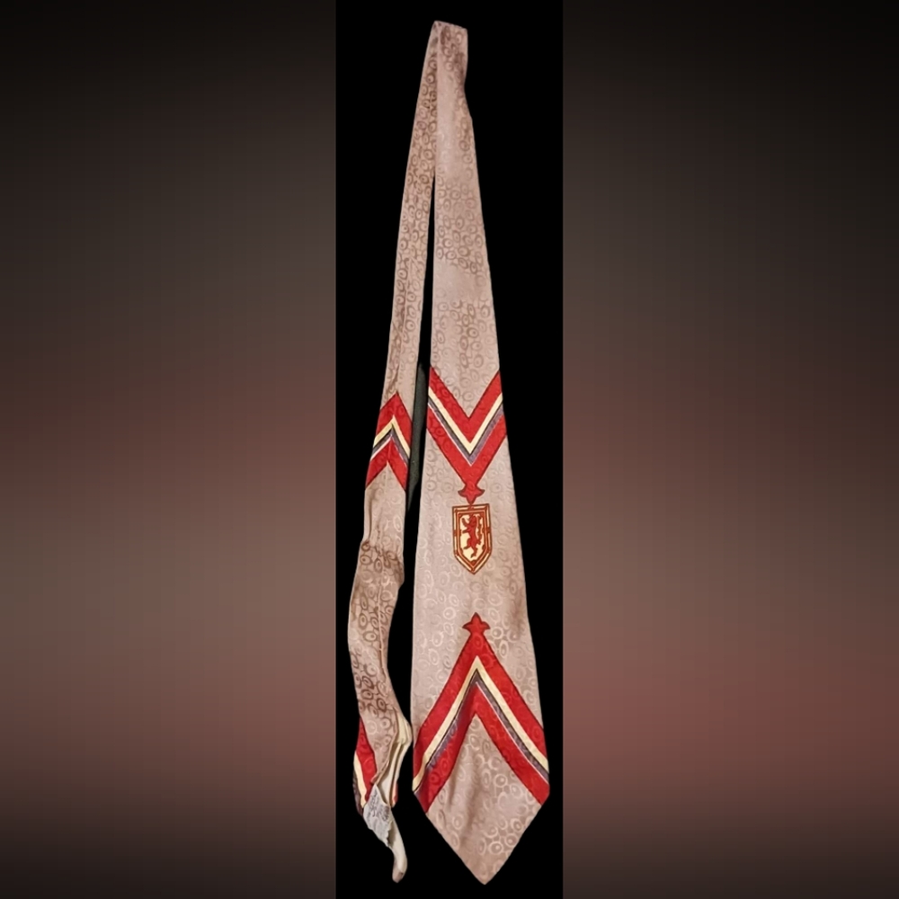1940's - 1950's Yellowstone Prints, Wilson Wear Mens Necktie